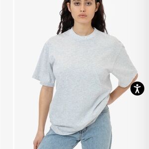Los Angeles Apparel Light Gray Short Sleeve Tee